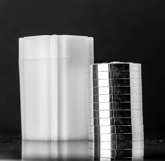 Scottsdale Mint Lion Stacker 2 once d'argento rotondo