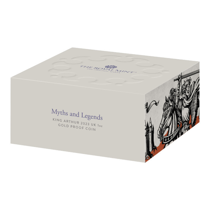 Myths & Legends : King Arthur 1 once d'or 2023 Proof