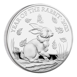 Royal Mint Lunar: Year of the Rabbit 5 oz Silber 2023 Proof