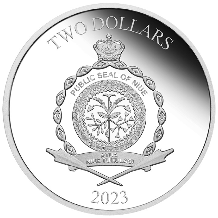 Niue: Fast and Furious - Quarter Mile at a Time colored 1 oz Silver 2023 Proof