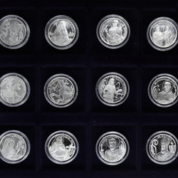 Medalla Aleatoria “Santos Más Importantes de la Iglesia” 10 g Plata 2020