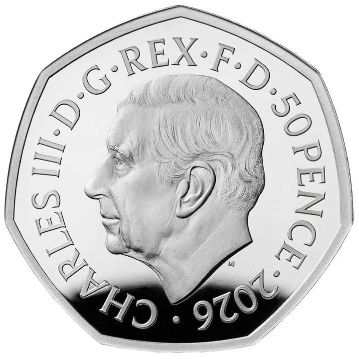 Srebrna Moneta 100 lat Kubusia Puchatka – Lojalność 50p kolorowana Srebro 2026 Proof
