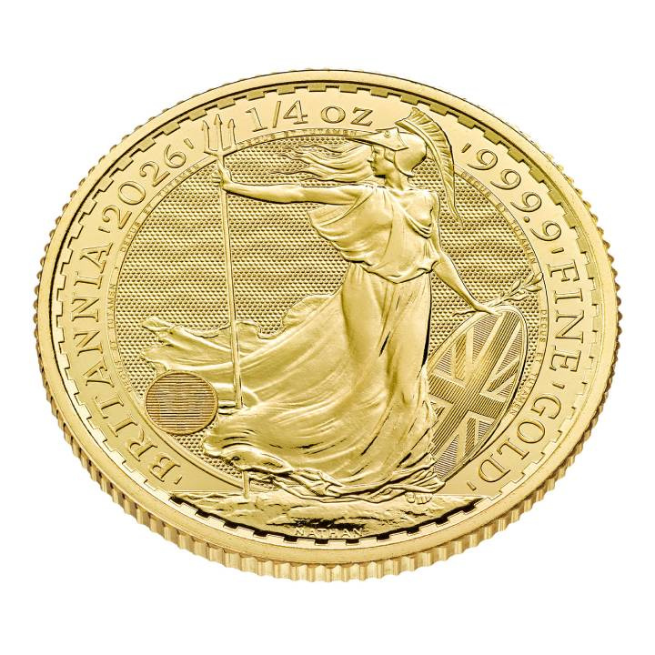 Britannia 1/4 uncji Złota 2026