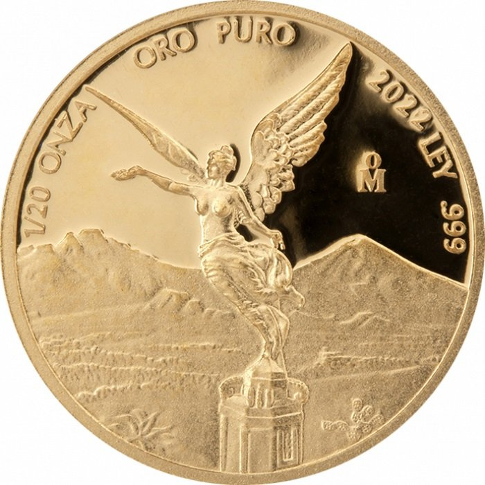 Mexikói Libertad 1/20 uncia arany 2022 Proof
