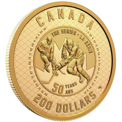 Canada: 50. rocznica Summit Series 1 uncja Złota 2022 Proof