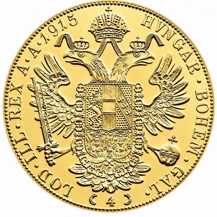 4 Dukaty Austriackie 1915 „Czworak" (Brand New)