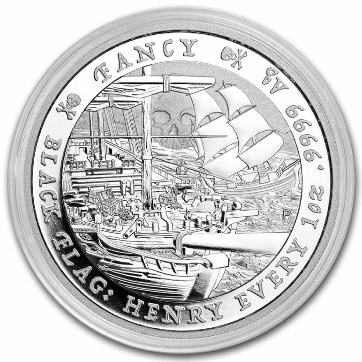 Tuvalu: Black Flag - The Fancy 1 oz Silver 2023 Coin