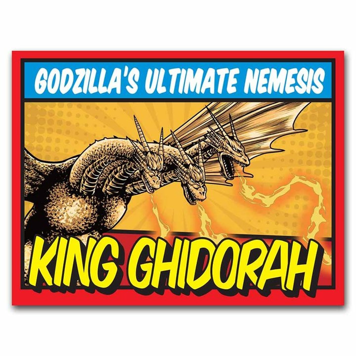 Niue: Godzilla vs Monsters - King Ghidorah coloured 2 oz Silver 2023