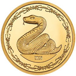 Mongolia: Year of the Snake 0,5 grama Złota 2025 Proof