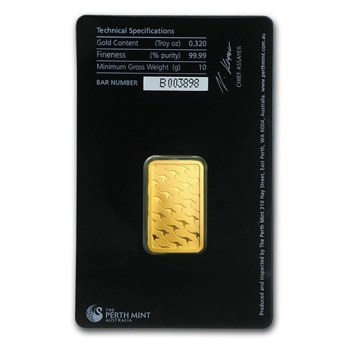 The Perth Mint: Sztabka Złota 10 g