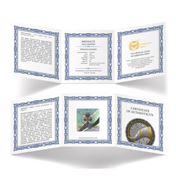 Artefacts: Gjallarhorn coloured 2 oz Silber 2024 Gilded Ultra High Relief