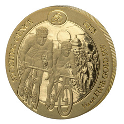Rwanda: Sporting Ounce - Cycling 1/12 uncji Złota 2025