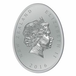 Kiwi coloreado 1 oz Plata 2016 Specimen