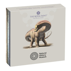 Dinosaurs: Iconic Specimens - Diplodocus 1 oz Silber 2024 Proof