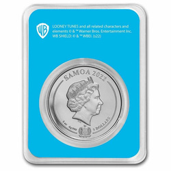 Samoa: Looney Tunes - Bugs Bunny de color 1 oz Plata 2022 Losa
