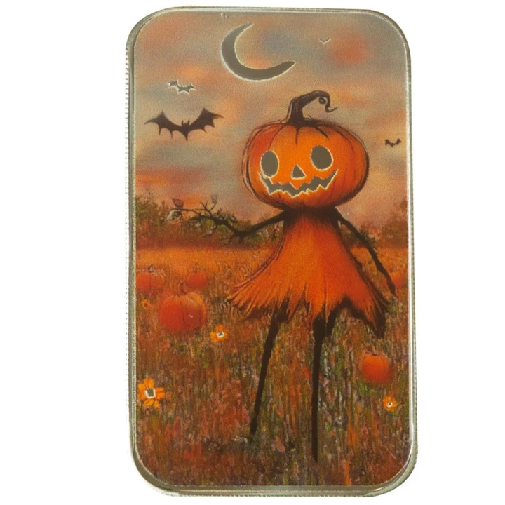 Monnaie de Scottsdale - Halloween Carving Time colorée 1 oz Argent 2025