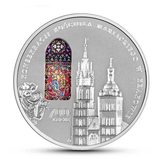 700th Anniversary of the Consecration of St. Mary’s Basilica in Cracow Silver Coin