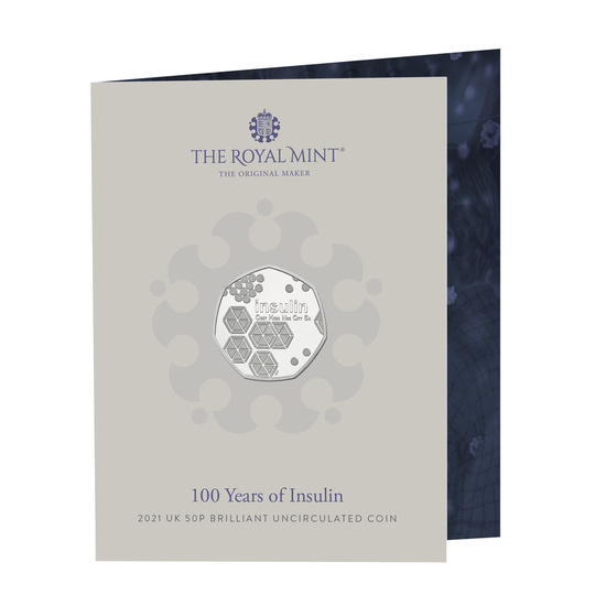 100 Years of Insulin 8 gram Cupro-Nickel 2021