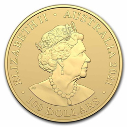 Fraser's Dolphin 1 Unze Gold 2021