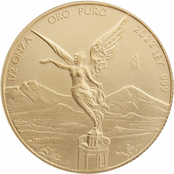Mexican Libertad 1/2 once d'or 2022