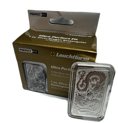 Leuchtturm - Capac din plastic pentru lingou monedă Dragon Ultra Perfect Fit 10 bucăți