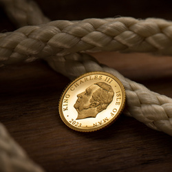 Isola di Man: 1-64 Noble 0,5 grammi d'oro 2023 Proof