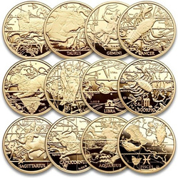 12-Coin set "Zodiac"