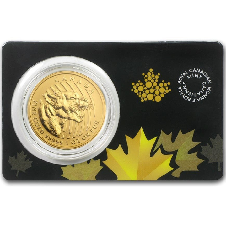 Call of the Wild: Growling Cougar 1 oz Gold 2015