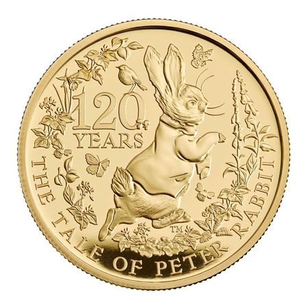 Peter Rabbit 1 oz Gold 2022 Proof