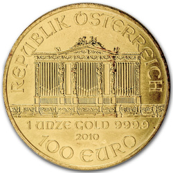 Wiedeński Filharmonik 1 uncja Złota 2010