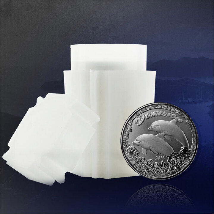 Dominica: Dolphin 1 oz Silver 2023 Prooflike