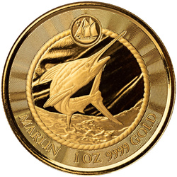 Cayman Islands: Marlin 1 oz Gold 2023 Prooflike