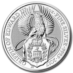 The Queen’s Beasts 2016-2021: Set of 11 coins 2 oz Silver