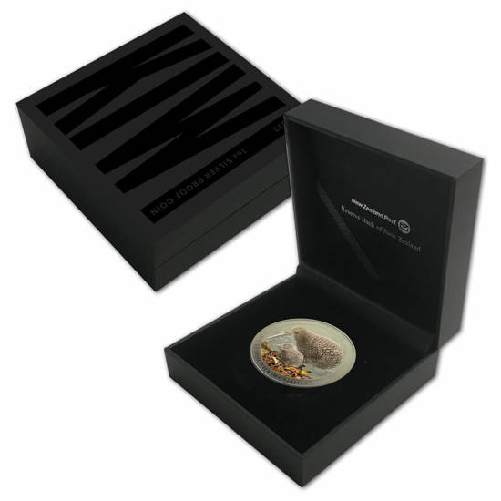 Kiwi coloured 1 oz Silber 2022 Proof