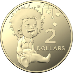 Sada 6 mincí Australian Baby 2023 Proof