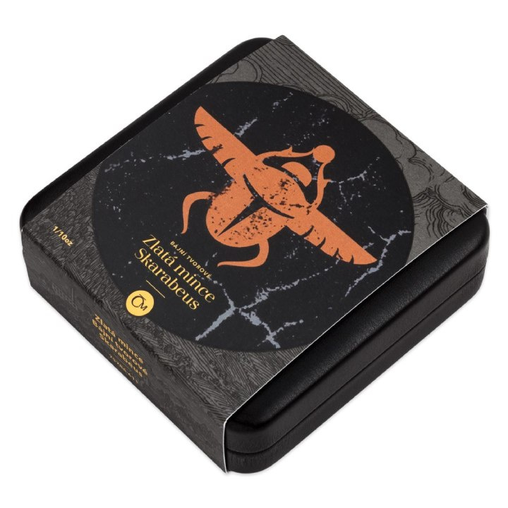 Niue: Creature mitiche - Scarabeo $5 Oro 2022 Proof