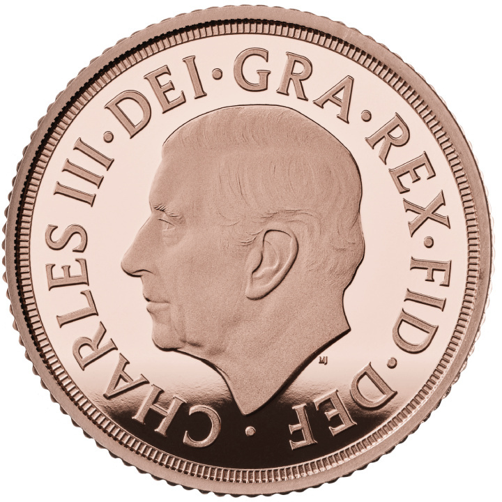 Reino Unido: 1/2 Soberano - Carlos III 2024 Proof
