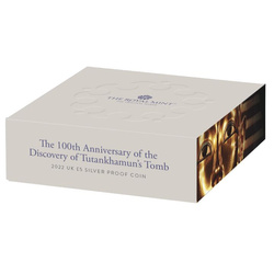 Découverte de Toutânkhamon 100e anniversaire 5 £ argent 2022 Proof