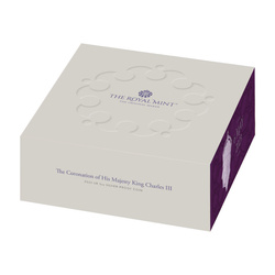 Le couronnement de Sa Majesté le roi Charles III 5 onces d'argent 2023 Proof