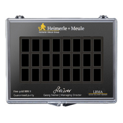 Heimerle Meule Caja de colección UnityBar para 50 x 1 gramo de oro (vacía)