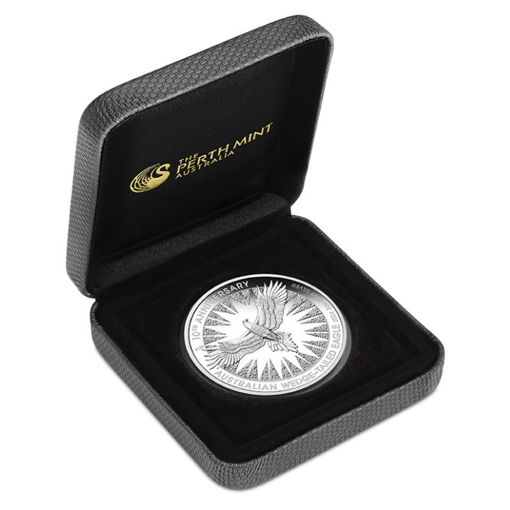 Orzeł Australijski 10. rocznica 3 uncje Srebra 2024 Proof