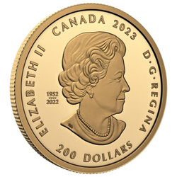 Canada: Purely Brilliant Collection - De Beers Ideal Heart $200 Złoto 2023 Proof Ultra High Relief