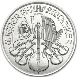  Wiedeński Filharmonik 1 uncja Platyny 2018