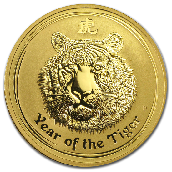 Lunar II: Rok Tygrysa 1 uncja Złota 2010
