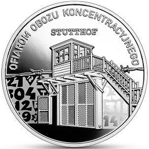 Ofiarom obozu koncentracyjnego Stutthof 10 zł Srebro 2024 Proof