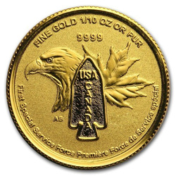 Special Service Force Devil's Brigade 1/10 oz Gold 2017