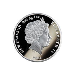 Tangaroa Guardian of the Ocean: Set of 2 coloured coins 2 oz Silber 2021