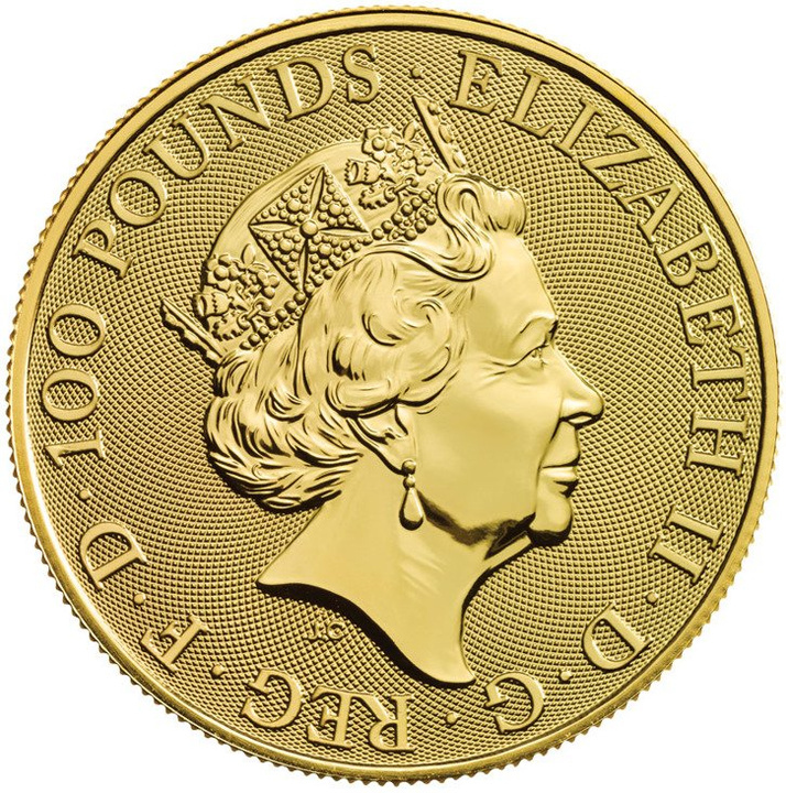 Lunar: Jahr des Hund 2018 1 oz Gold Royal Mint