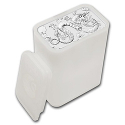 Coin Bar Dragon 1oz Silver 2019