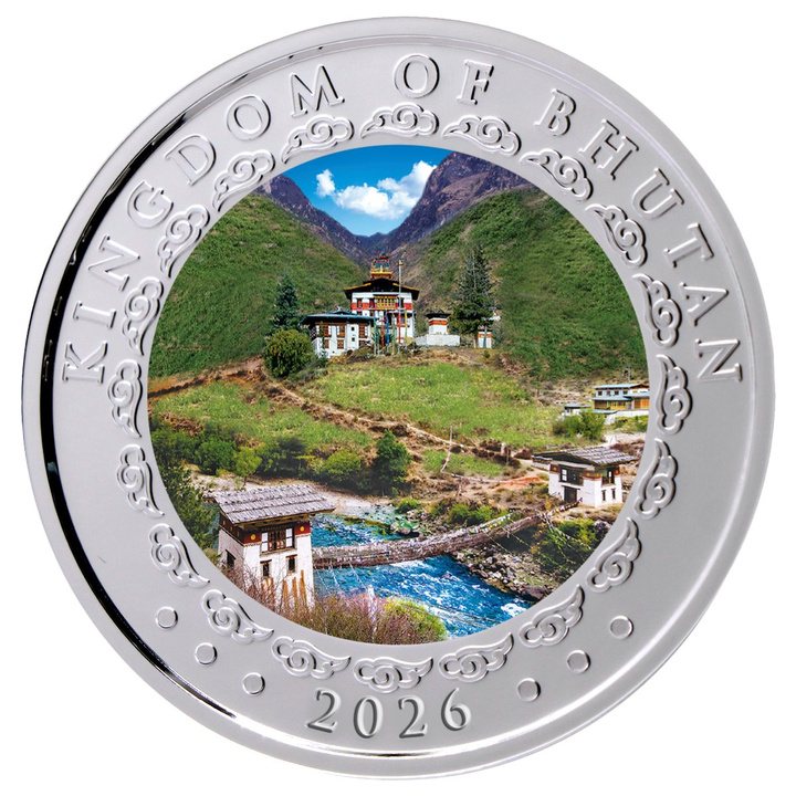 Bhutan: Lunar Year of the Horse Colorized 5 oz Silver 2026 Proof